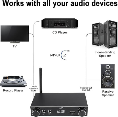 5.3 Bluetooth Audio Amplifier 2-Channel Stereo Hi-Fi Amplifier - Image 6