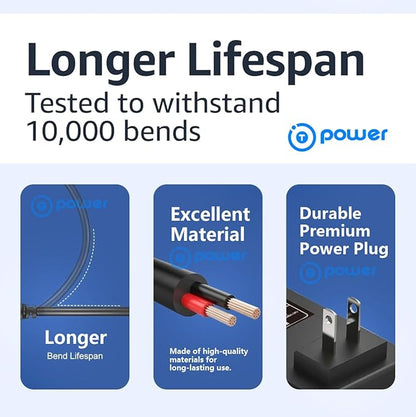 T-Power 6.6 ft Long Ac Dc Adapter - Image 4