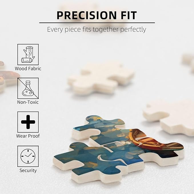 Custom Jigsaw Puzzle from Photos 300/500/1000 Pieces Personalized Wooden - Image 4