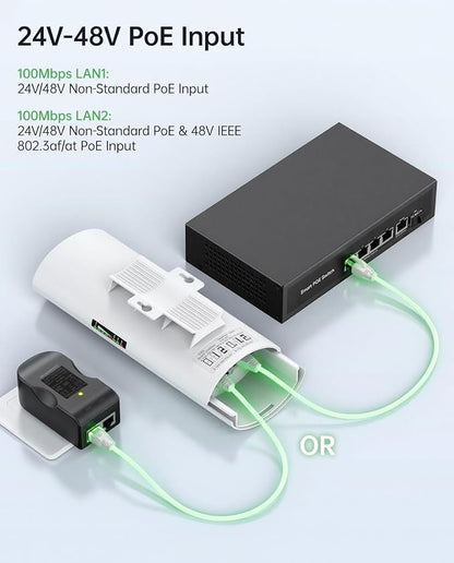 UeeVii Wireless Bridge with Camera: Long Range Point to Point Security System - Image 7