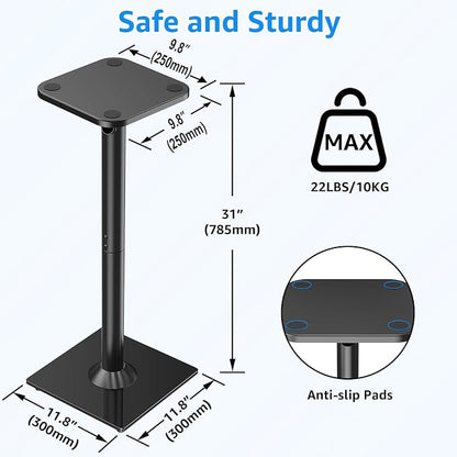 MOUNTUP Universal Speaker Stands Pair - Image 3