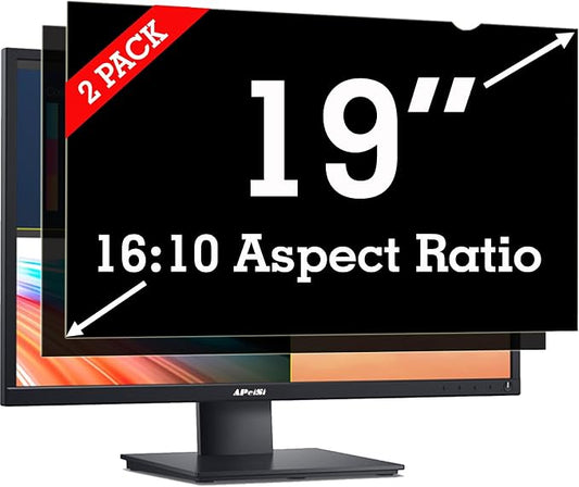 19 Inch Privacy Screen Filter for Widescreen 16:10 Monitor | Privacy Shield | by APeiSi