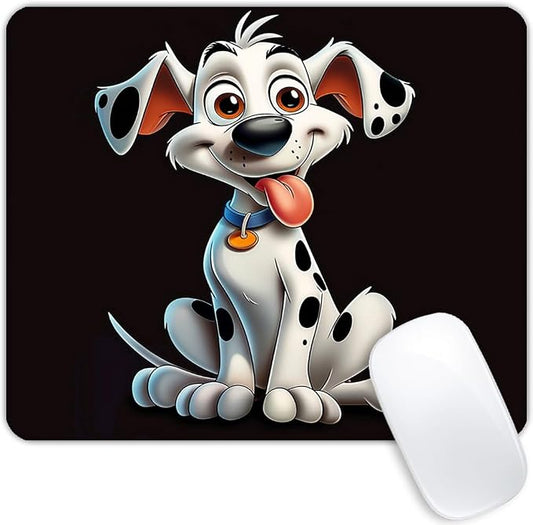 Square Mouse Pad Cute Cartoon Dog-1, Gaming Mouse Pads by Goodsprout