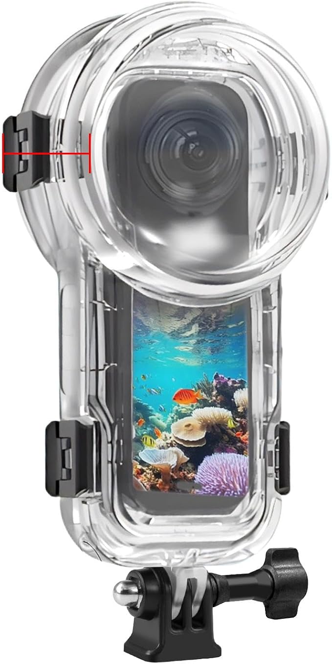 Invisible Dive Case for Insta360 X5, FotStdio Insta 360 X5 Waterproof Case by Unknown