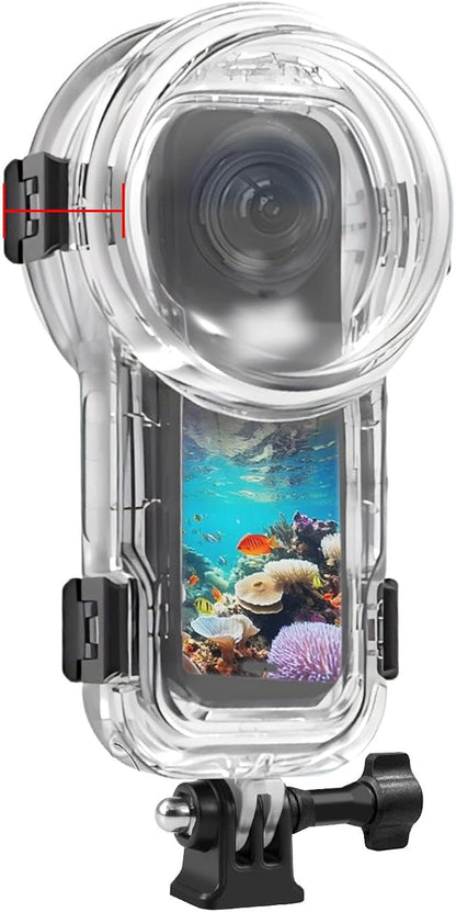 Invisible Dive Case for Insta360 X5, FotStdio Insta 360 X5 Waterproof Case by Unknown