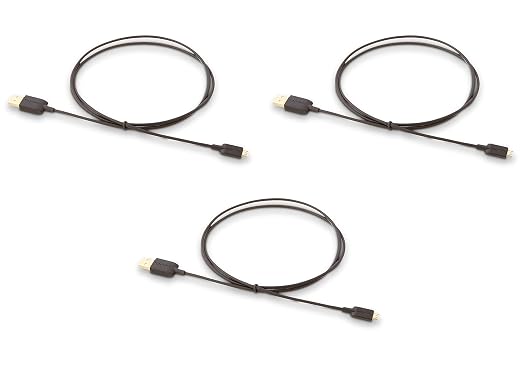 Amazon Basics 3-Pack USB-A to Micro USB Charging Cable, 480Mbps Transfer Speed - Image 6