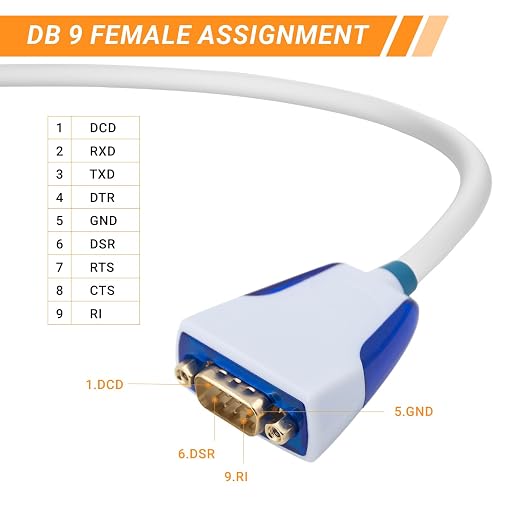 USB to DB9 Male RS232 Serial Converter Cable - Image 5