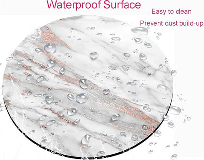 Premium Textured Round Mouse Pad - Image 4