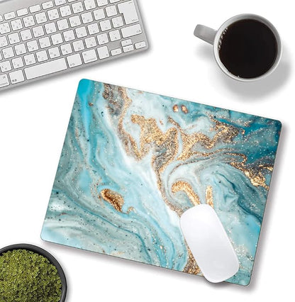 Mouse Pad, Marble Mouse Pad, Premium-Textured Mouse Mat Square Waterproof - Image 4