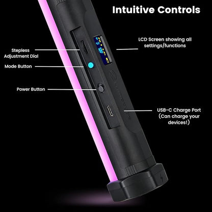 Lume Cube RGB Tube Light Mini for Photo & Video | RGBWW Full Color Tube Light | - Image 3
