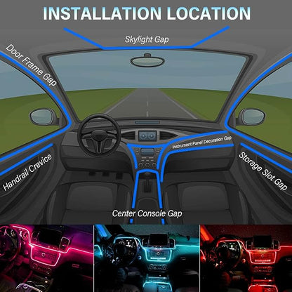 MAODANER Car LED Interior Strip Light, 16 Million Colors 5 in 1 - Image 6