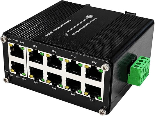 10-Port Gigabit Ethernet Switch, Industrial Design by Unknown