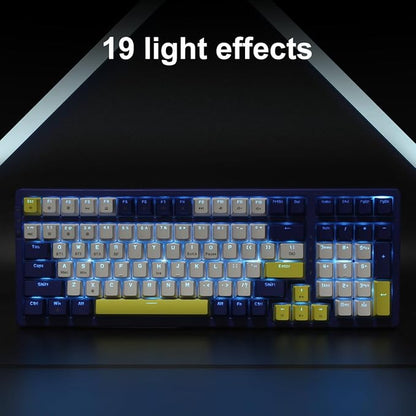 Wireless Mechanical Keyboard, Triple Mode 2.4G/USB-C/BT Gaming Keyboards 100 - Image 4
