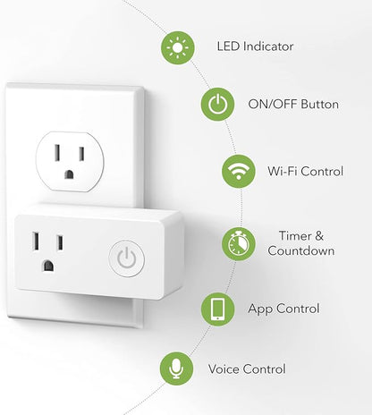BN-LINK WiFi Heavy Duty Smart Plug Outlet, No Hub Required - Image 2