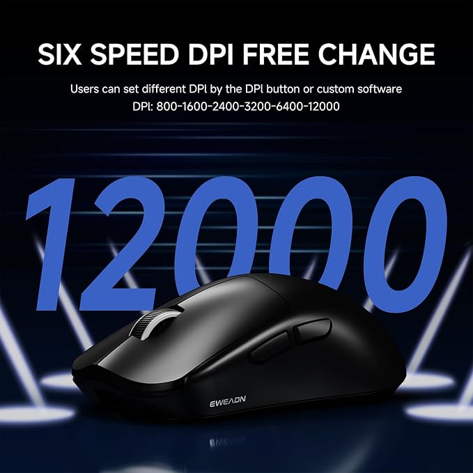 EWEADN X23Pro Wireless Gaming Mouse, 49g Lightweight Mouse, PAW3311 Sensor - Image 3