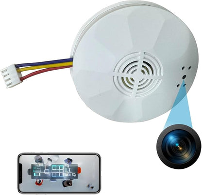 4K Ultra WiFi Hidden Camera, Smoke Detector Shaped Cameras by ULarcameras