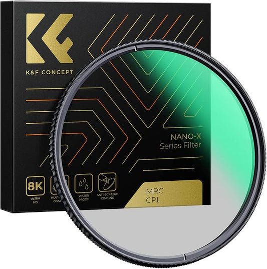 K&F CONCEPT 112mm Circular Polarizers Filter 28 Layer Super Slim Circular by KFCONCEPT