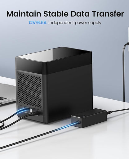 ORICO 5 Bay Hard Drive Enclosure USB 3.0 to SATA Magnetic Tool-Free External - Image 7