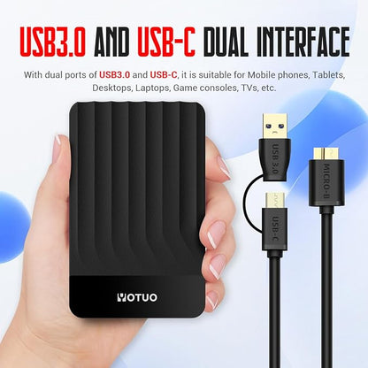 YOTUO Portable 500GB External Hard Drive Storage Expansion Mobile HDD USB 3.0 - Image 4