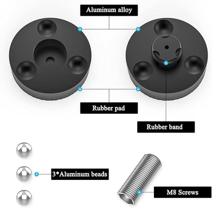 Audiocrast 4X HiFi Speaker Spikes 40×23mm Speaker Stand Feet Pads HiFi Shock - Image 3