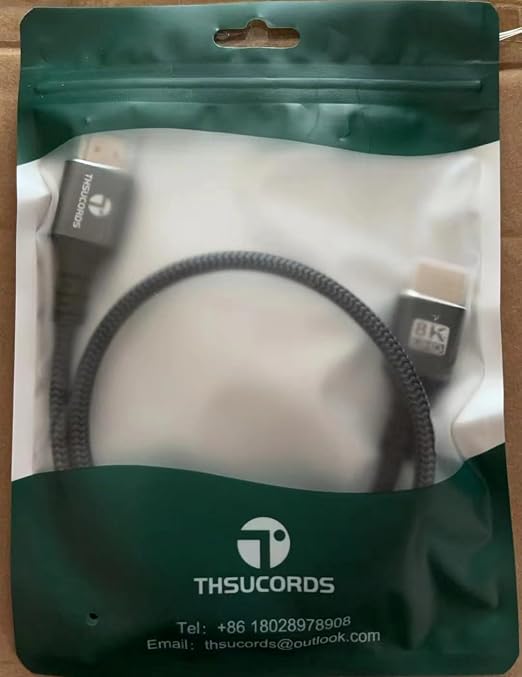 8K 4K HDMI Cable 1.6FT, High Speed Braided HDMI to HDMI 2.1 Cord Supports - Image 8