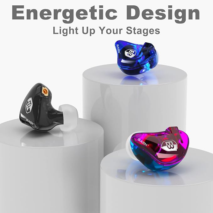 BASN Professional in Ear Monitor Headphones - Image 5
