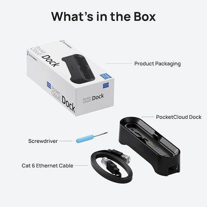 PocketCloud Dock for Portable NAS, M.2 NVMe Slot, Expend Storage, 2.5GbE - Image 7