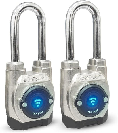 5th GEN Outdoor Smart Padlock – Keyless Bluetooth & NFC Lock, Weatherproof by eGeeTouch
