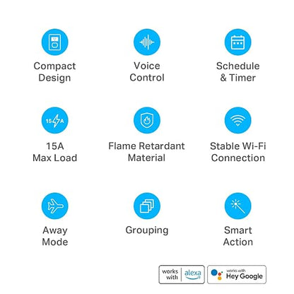 Kasa Smart Plug Ultra Mini 15A, Smart Home Wi-Fi Outlet Works - Image 3