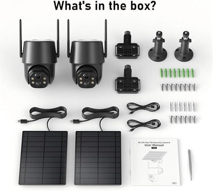 SEHMUA No WiFi Security Camera, 4G LTE Cellular Security Cameras Outdoor - Image 7