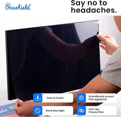 Ocushield 23.6” Premium Anti Blue Light Screen Protector - Image 8