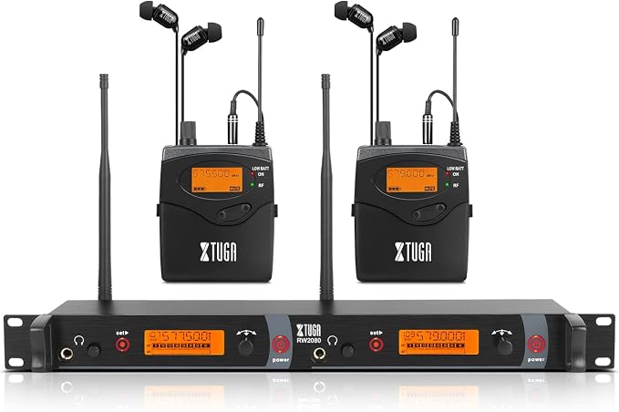 XTUGA RW2080 Wireless in Ear Monitor System Mono by XTUGA