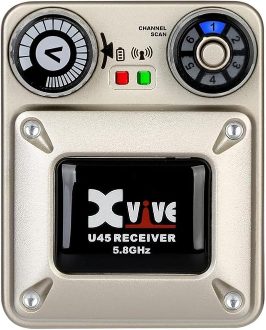Xvive U45 Wireless in Ear Monitor System Receiver, 5.8ghz IEM System Receiver by Xvive