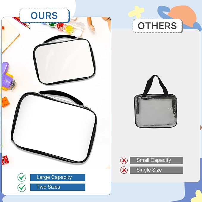 8 Pcs Toy Storage Bags, Travel Waterproof Organizer - Image 4