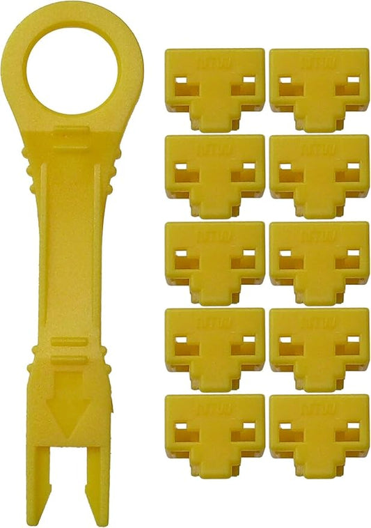 NTW Network Port Blocker & Dust Cover, Ethernet Port Protector, Secure RJ45 - Image 2