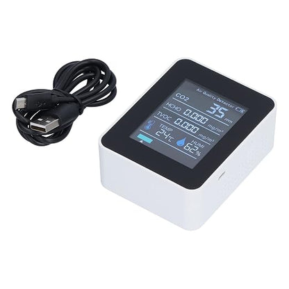 Air Quality Monitor with Clear Alarm Smart Display Real Time Portable Detector - Image 7