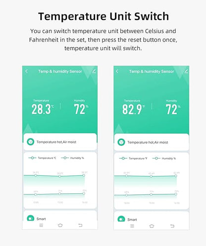 3-Pack WiFi Temperature Humidity Sensor: Indoor Thermometer Hygrometer - Image 4
