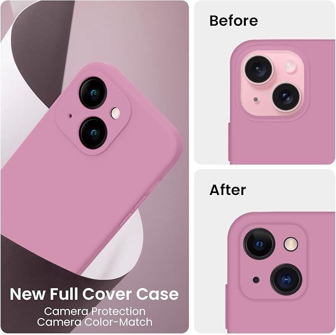 FireNova Designed for iPhone 15 Plus Case, Silicone Case with, Soft - Image 3
