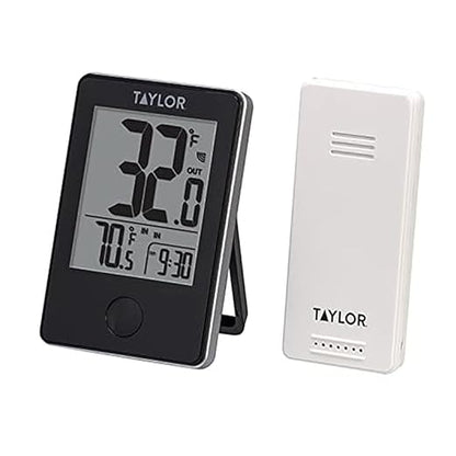 Taylor Wireless Digital Indoor Outdoor Thermometer, and Indoor Areas by Taylor