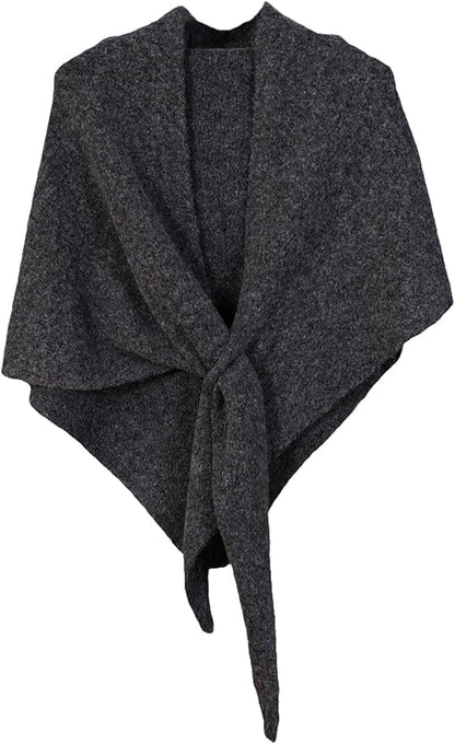 Shawls Wraps Women Triangle Sweater Scarf Warm Wool Blend Pashmina Cape Cold by Obosoyo