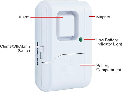 UltraPro Personal Security Window and Door Alarm, 1 Pack, DIY Protection - Image 3