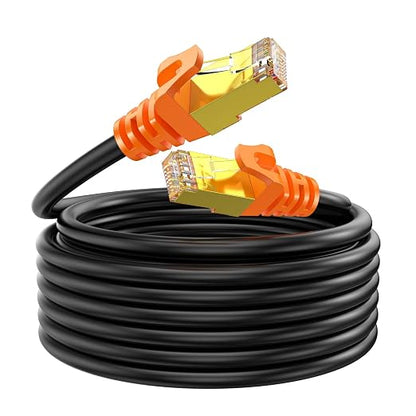 75 ft Cat 7 Ethernet Cable, Outdoor and Indoor LAN Cord by Concentrated%2Fprofessional%2Ffocu