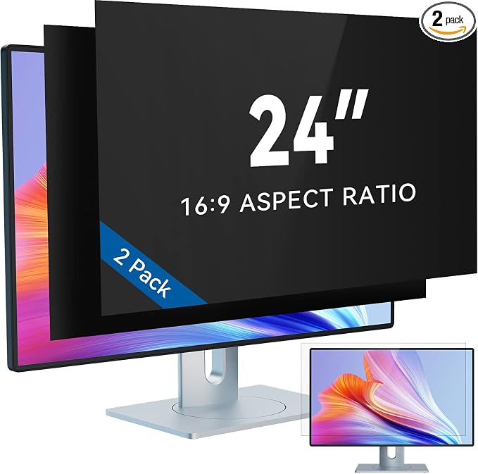 IPROKKO 24 Inch Computer Privacy Screen Filter by IPROKKO