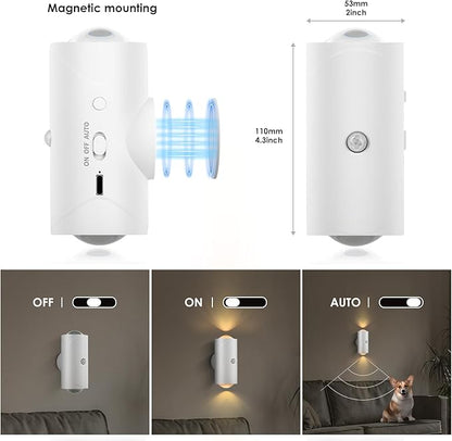 LED Motion Sensor Night Light, 7 Colors Rechargeable Battery Stair Light - Image 2