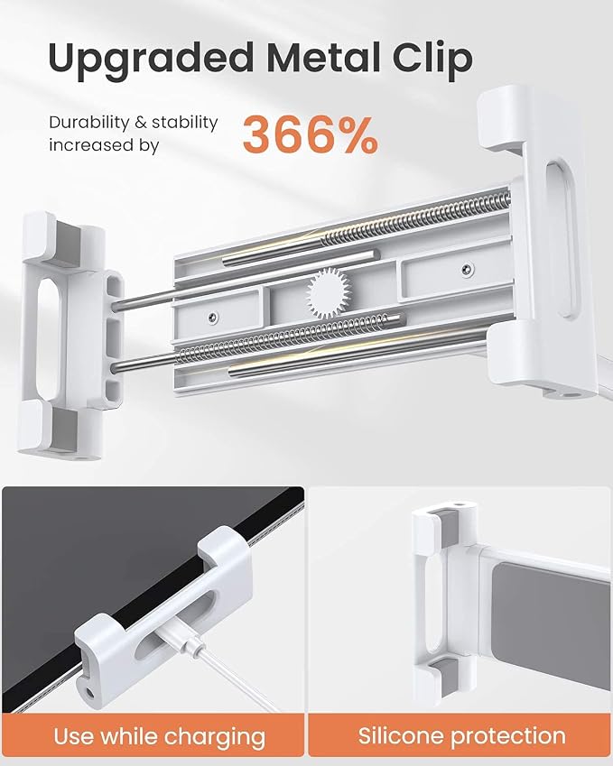 LISEN Tablet Stand Tablet Holder, Adjustable iPad Stands - Image 5