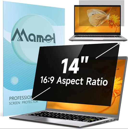 Mamol Laptop Privacy Screen 14 Inch Compatible by Mamol