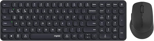 Rapoo 9360M Wireless Keyboard and Mouse Combo, Blade-Series E9310M 99-Key by Rapoo