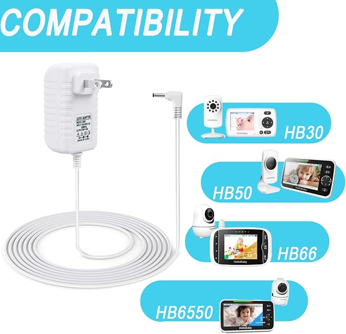 10FT Baby Monitor Charger Cable - Image 2