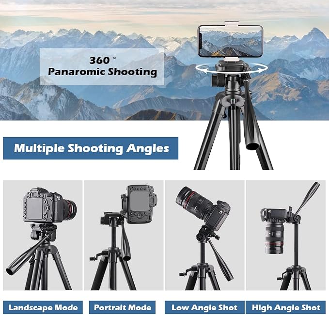 UBeesize 67” Camera Tripod - Image 3
