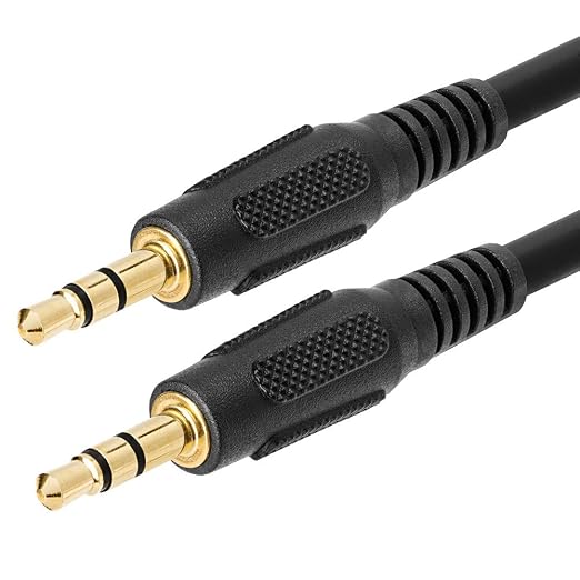 Cmple - 3.5mm Aux Audio Cable Stereo 100 ft AUX Cable Male to Male Speaker by Cmple